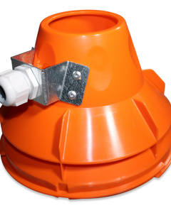 Cylinder outer control pan Vista w/bracket f/sensor DOL26